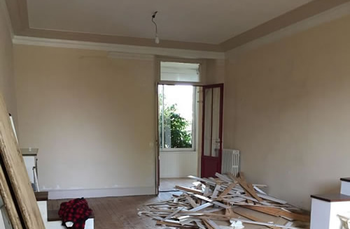 BEFORE - Creating an opening in a load-bearing wall