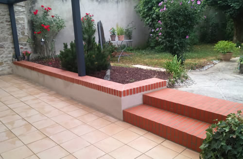 Renovation of a terrace area